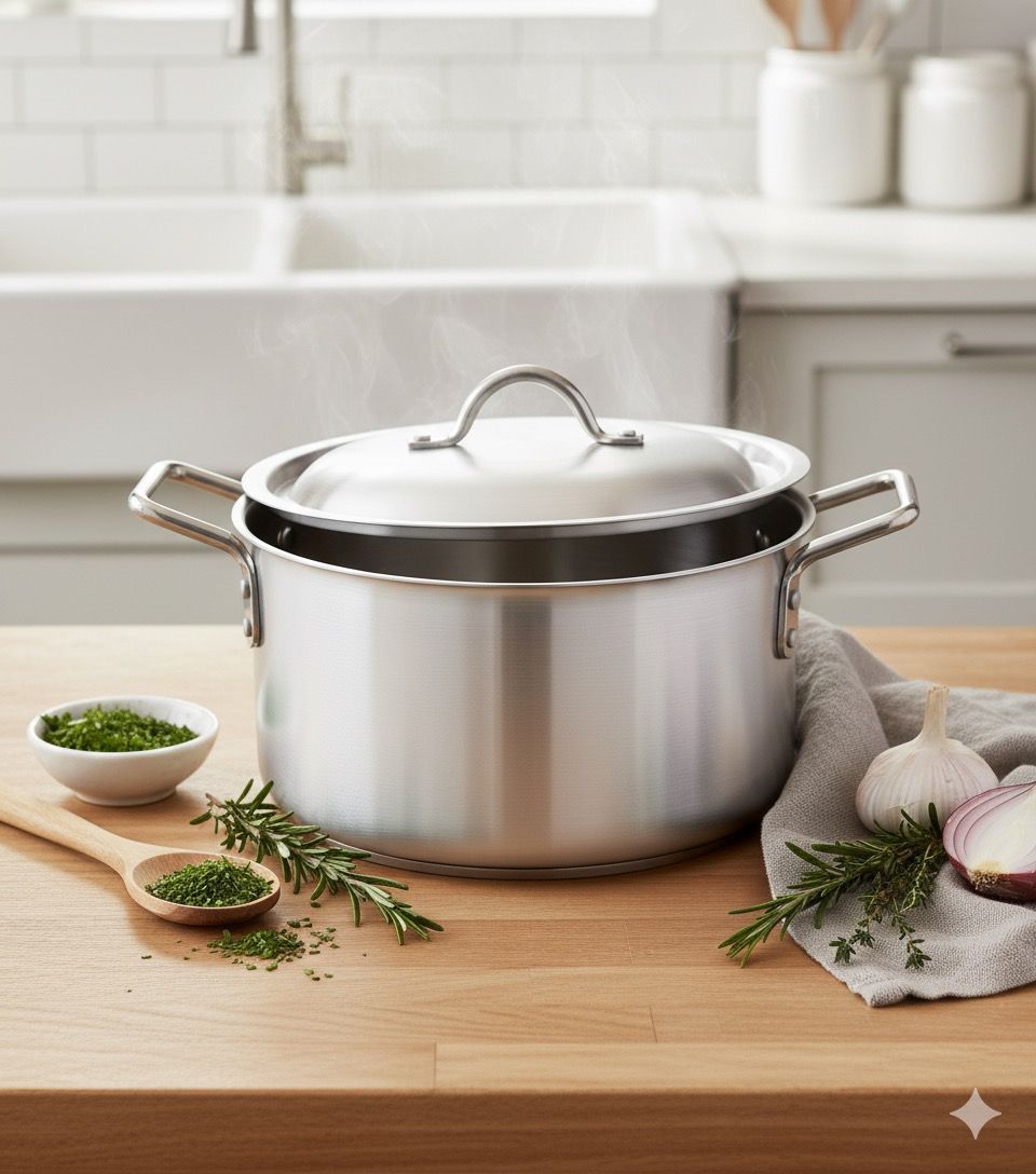 Premium Metal Finish Casserole 28CM (Shrink Wrapped-Bar Coded)